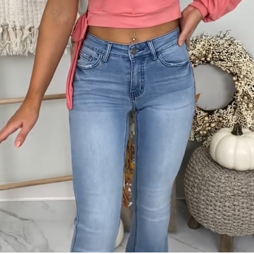 Mid rise/ High Rise Denim Jeans ( 9 inch ) By Nanamacs